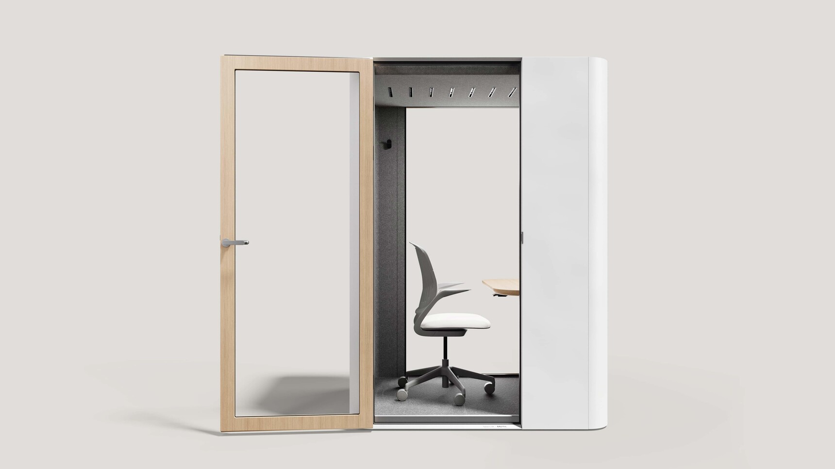 Mute Space M Single Pod Front Open Door Family Image
