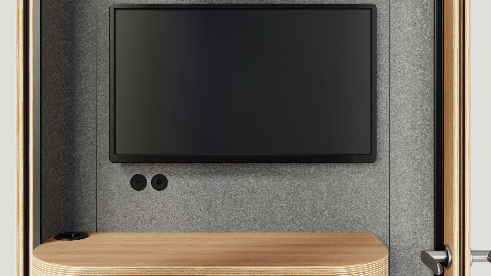 Mute Space S Video Conference Booth Detail Image Of Interior