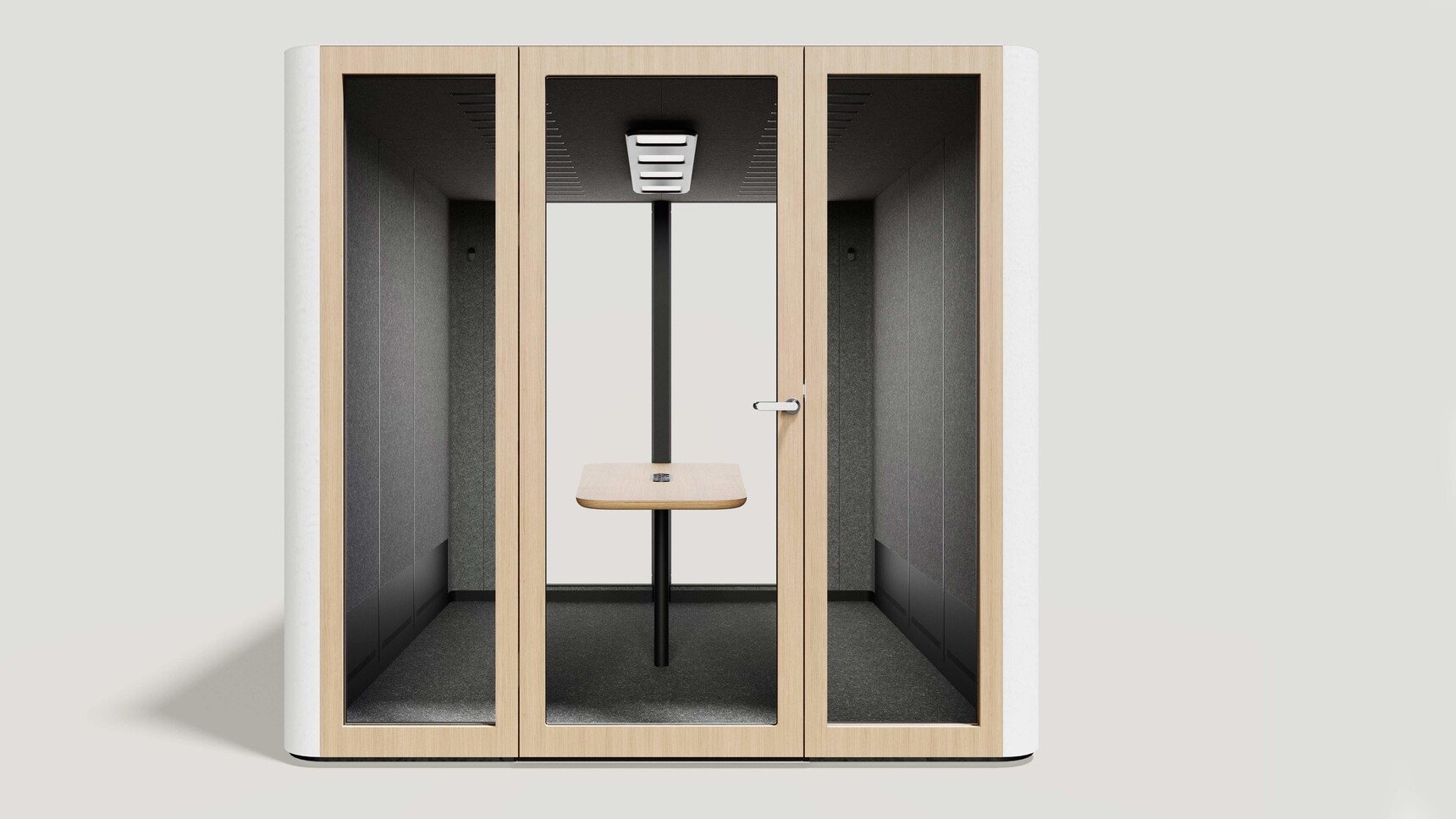 Mute Space XL Conference Pod Family Image With Grey Background