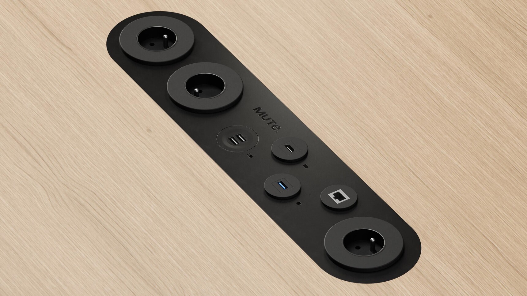 Mute Space XL Conference Pod Detail Image Of Conference Table Hub