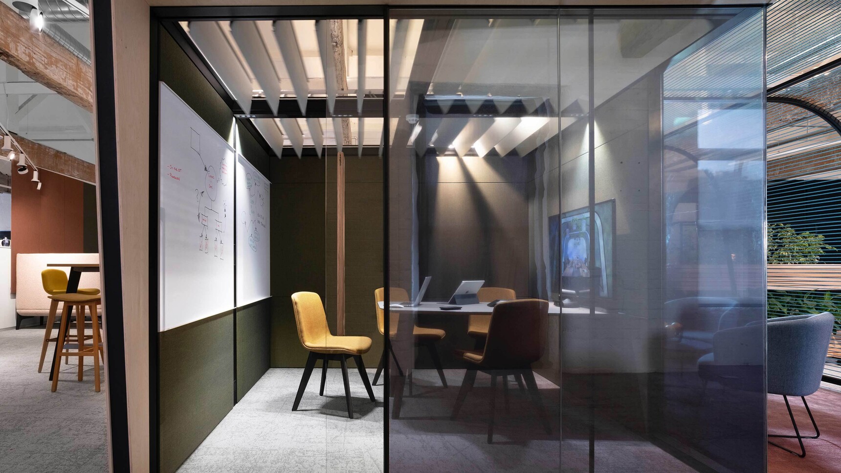 Orangebox Campers & Den Meeting Pod With Awning Detail Image