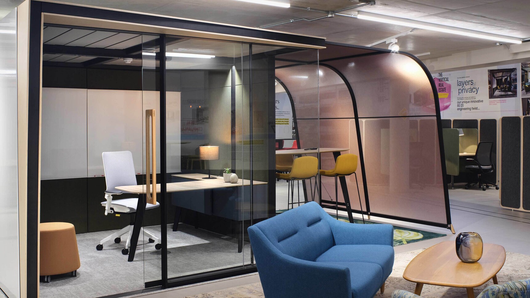 Orangebox Campers & Dens Meeting Pod With Kink And Awning Family Image