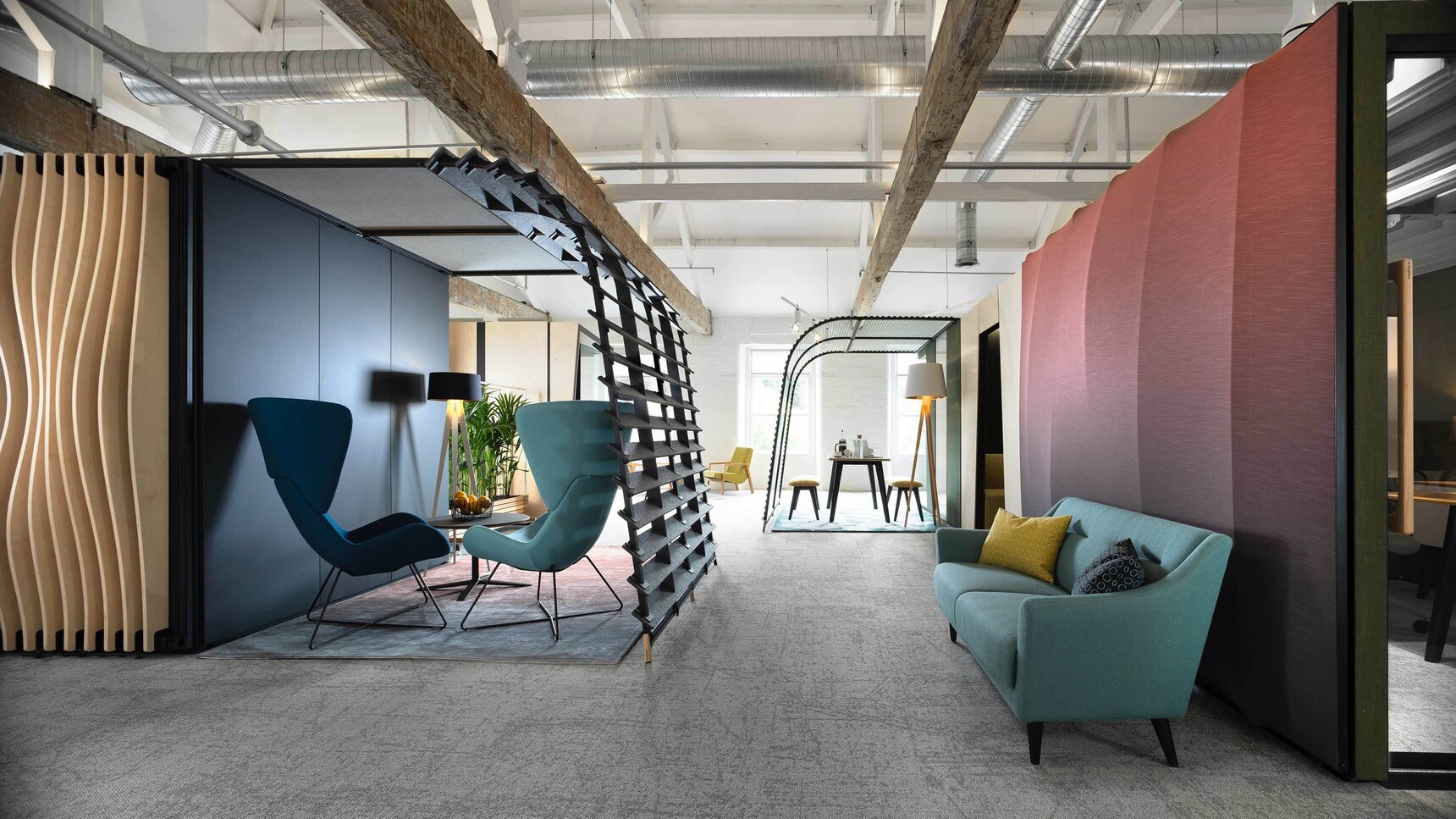 Orangebox Several Campers & Dens Meeting Pod With Awning Family Image