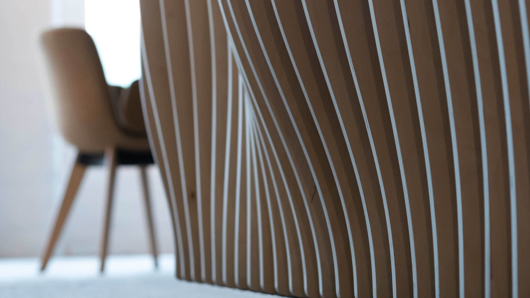 Orangebox Campers & Dens Meeting Pod Detail Image Of Hacking Wooden Slats