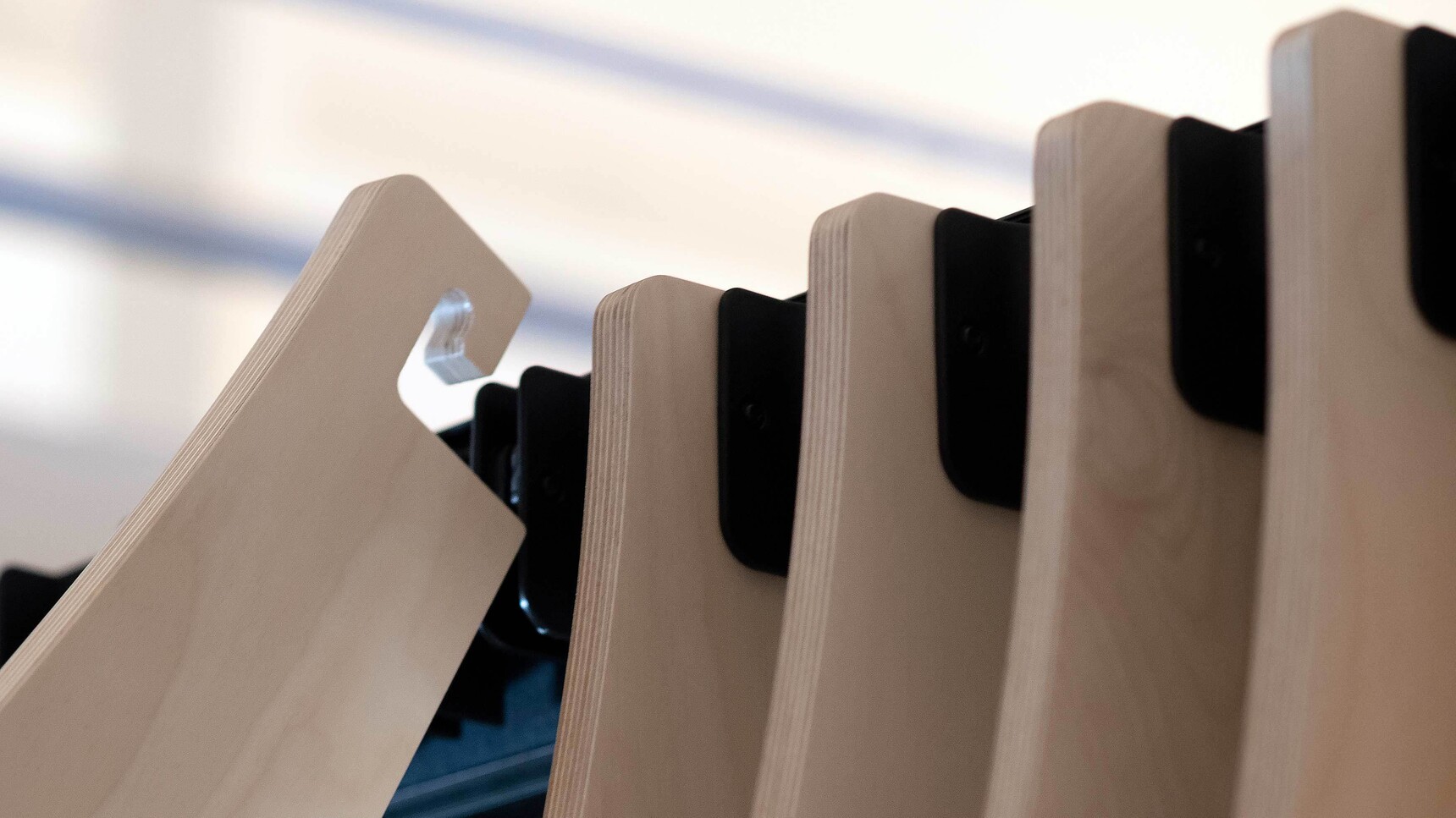 Orangebox Campers & Dens Meeting Pod Detail Image Of Wooden Slats