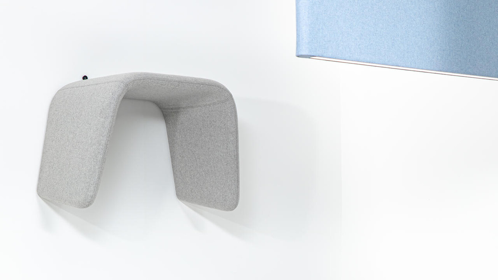 Buzzi Space BuzziCocoon Acoustic Element Grey Finish Detail Image