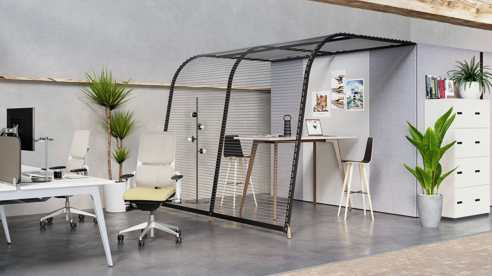 Steelcase Lares Bench Desk Family Image