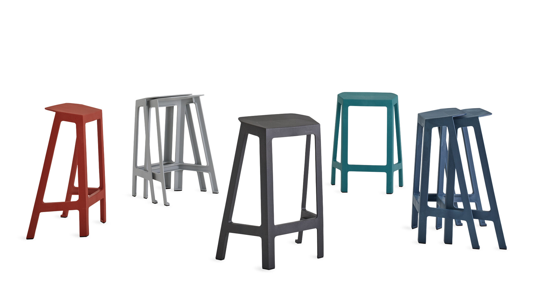 Steelcase Flex Perch Stools On White Background