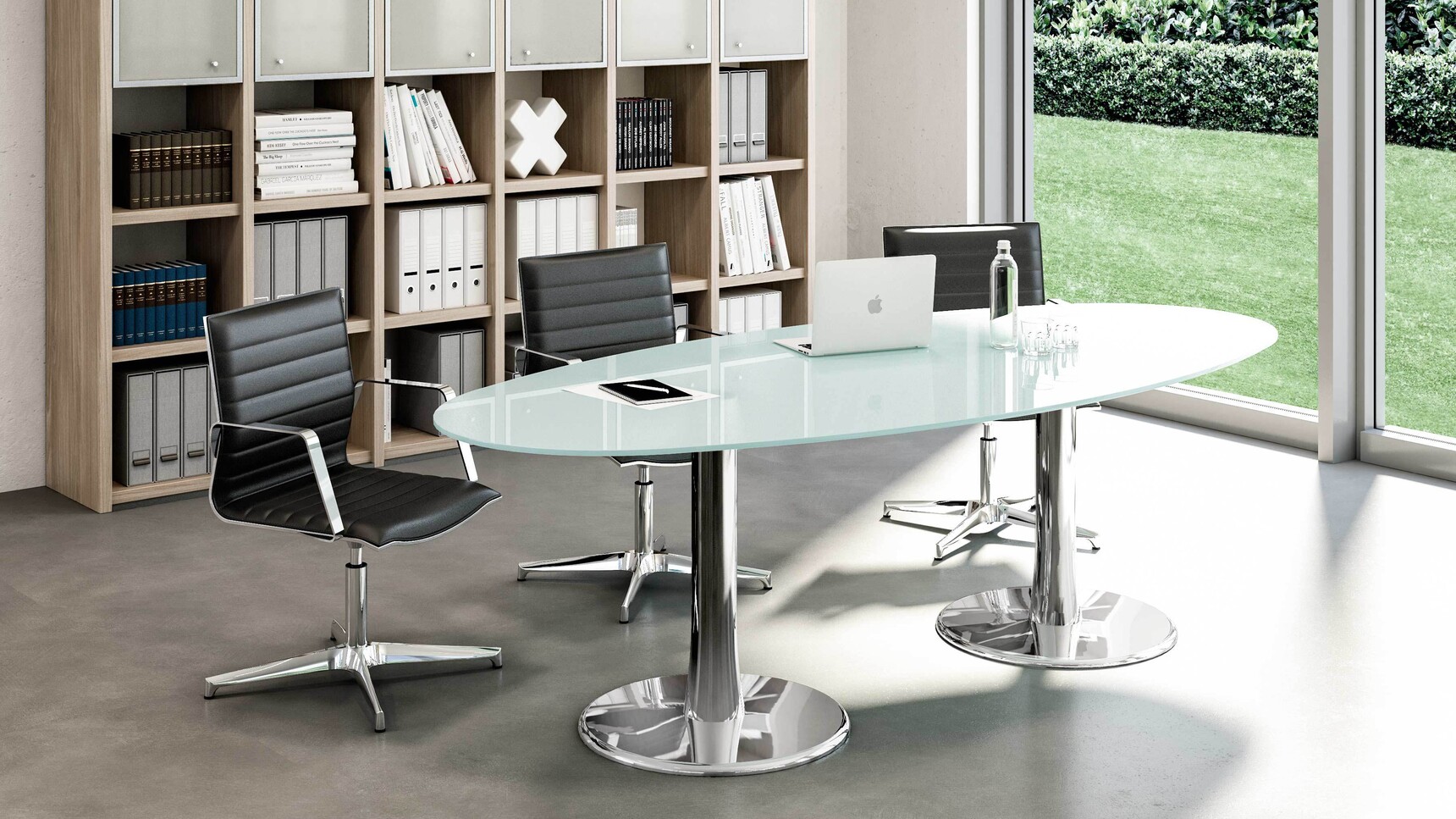 Quadrifoglio X-Time Work Glass Meeting Table Family Image