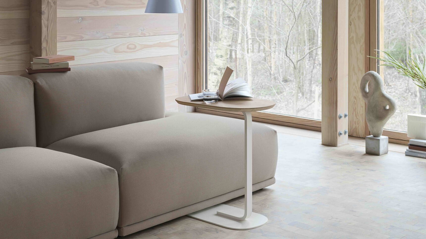 Muuto Connect Steelcut Trio 426 Relate H60 Solid Oak Off White Rime Pendant Family Image