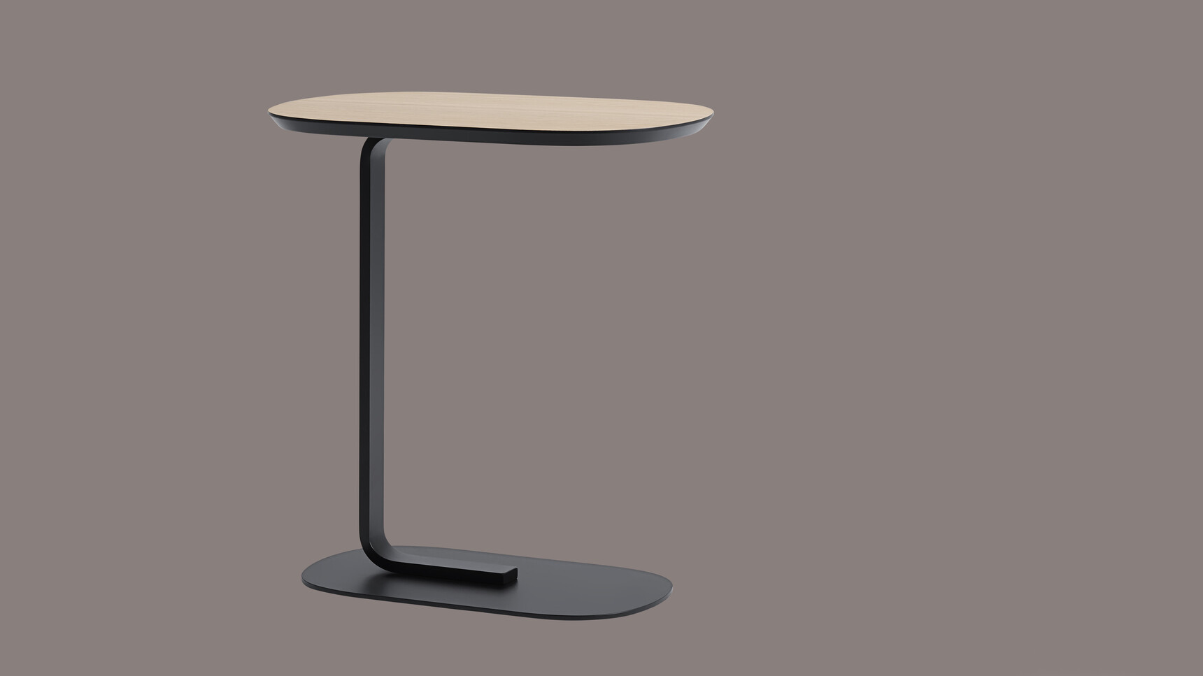 Muuto Relate Side Table Black Oak Muuto Family Image