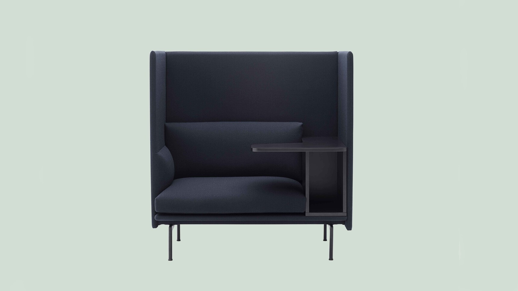 Muuto Outline Highback Work One Seater Vidar 554 Right Family Image