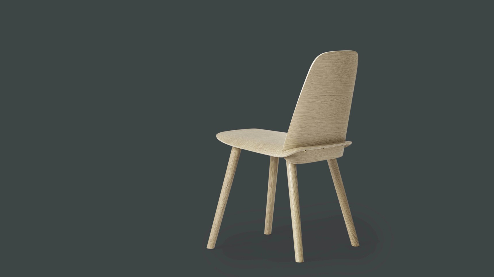 Muuto Nerd Oak Back Family Image
