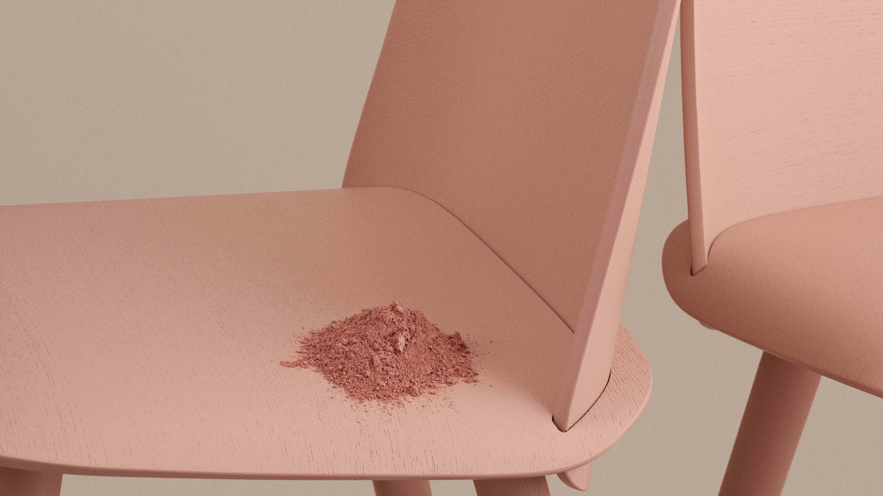 Muuto Nerd Chair Tan Rose Detail Image
