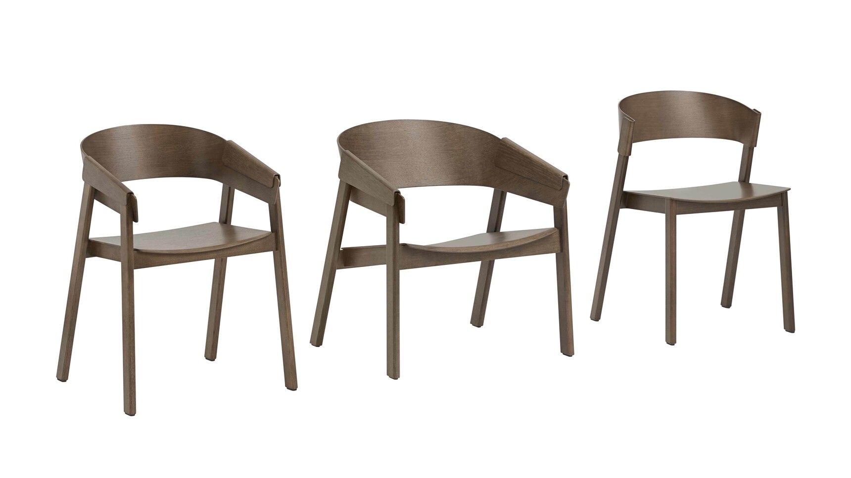 Muuto Cover Family Stained Dark Brown Family Image