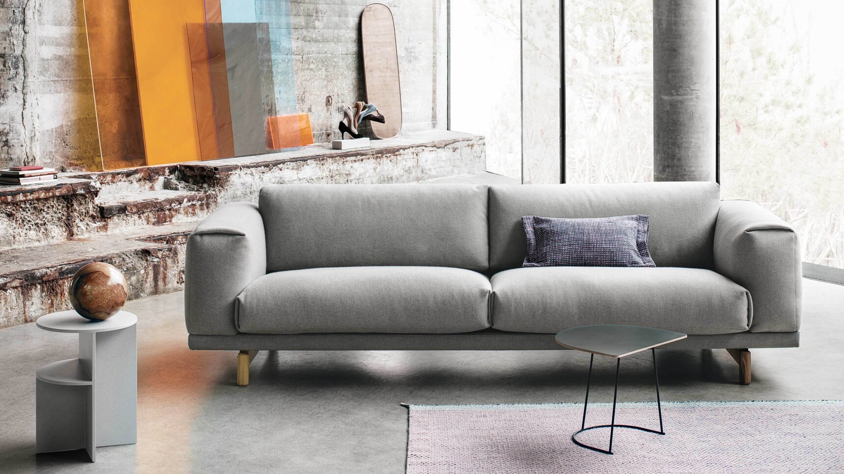 Muuto Rest Hallingdal 123 Airy Ply Halves Frahigh Accent Family Image