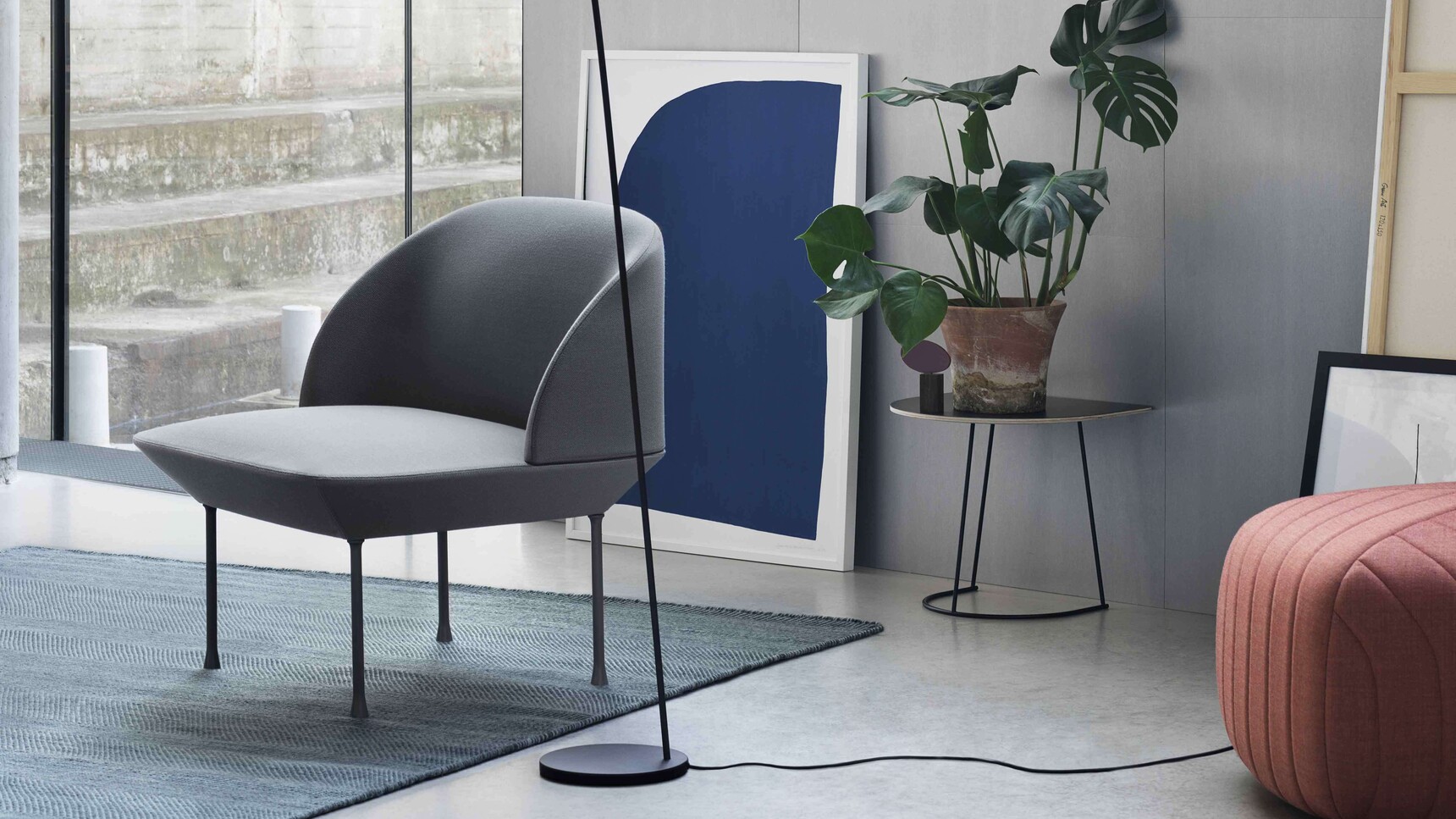 Muuto Oslo Leaf Five Airy Varjo Blue Family Image