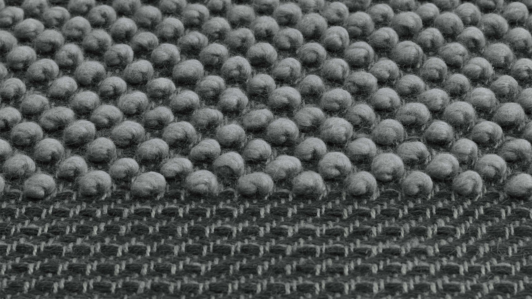 Muuto Pebble Rug Dark Grey Detail Image