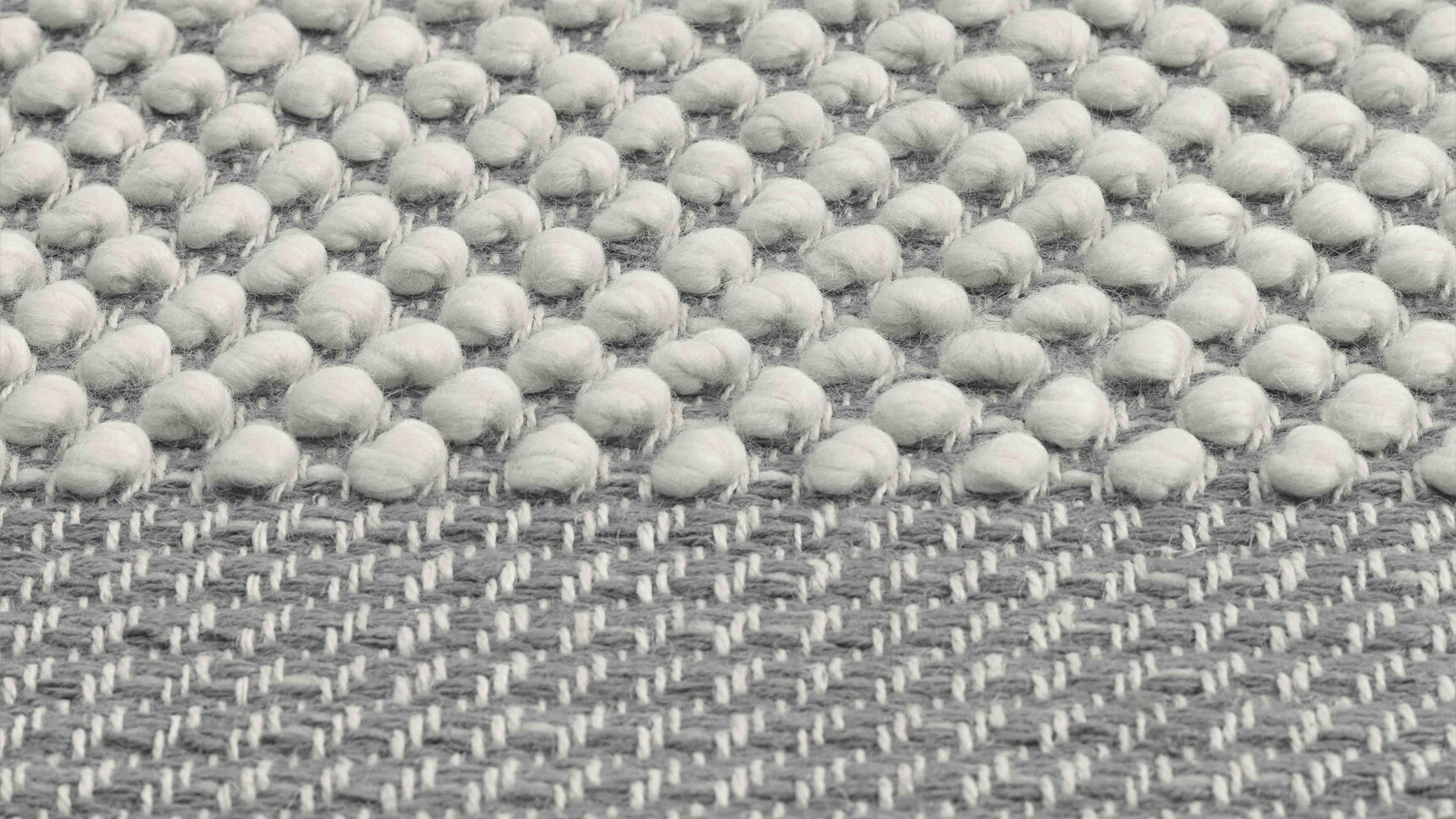 Muuto Pebble Rug Light Grey Detail Image