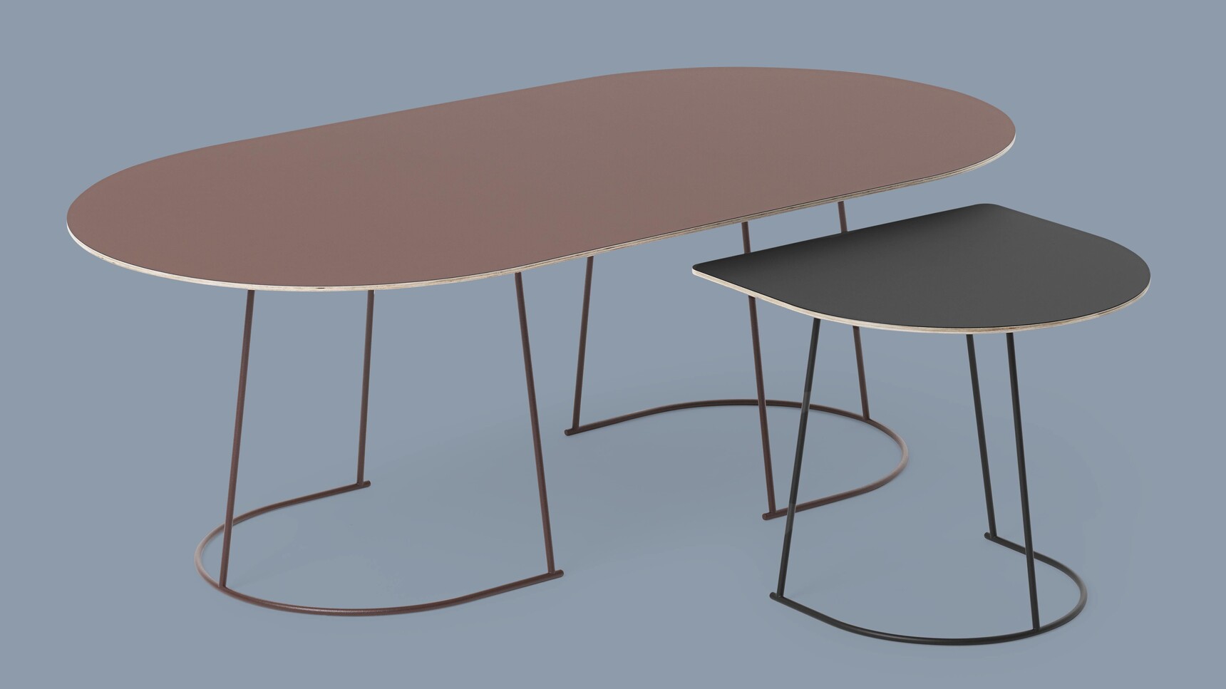 Muuto Airy Large Half Plum Black Family Image