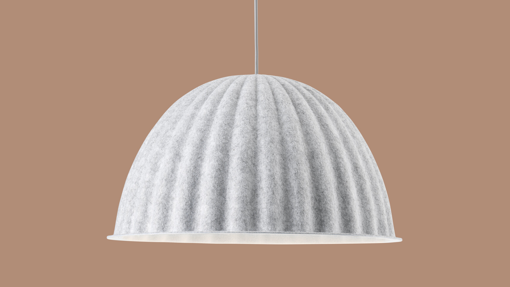 Muuto Under The Bell O55 White Melange Finish Family Image