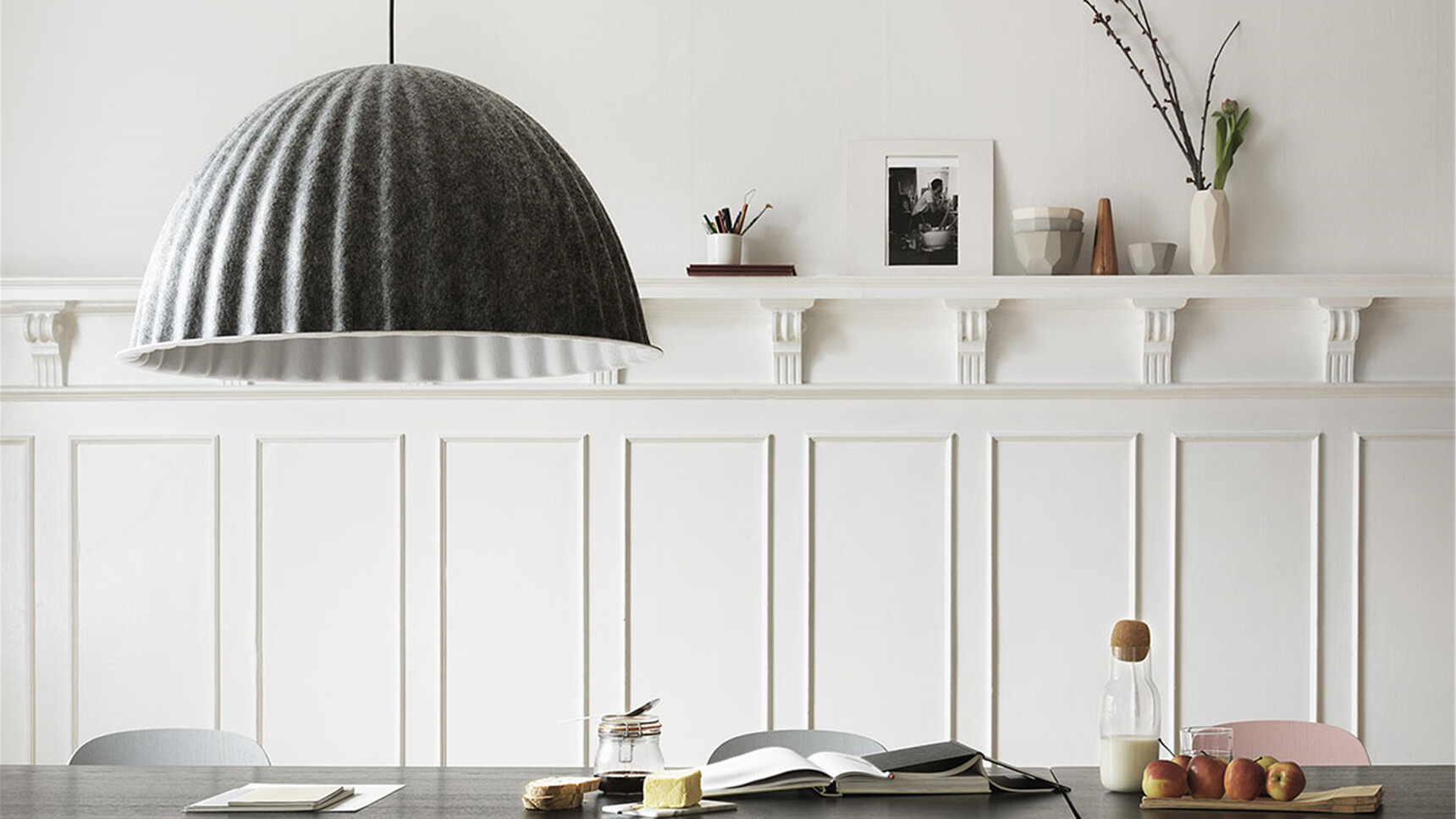 Muuto Under The Bell 820mm Grey Finish Iskos Berlin Family Image