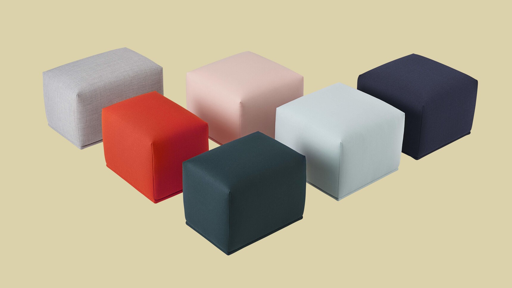 Muuto Echo Pouffe Group 2 Family Image