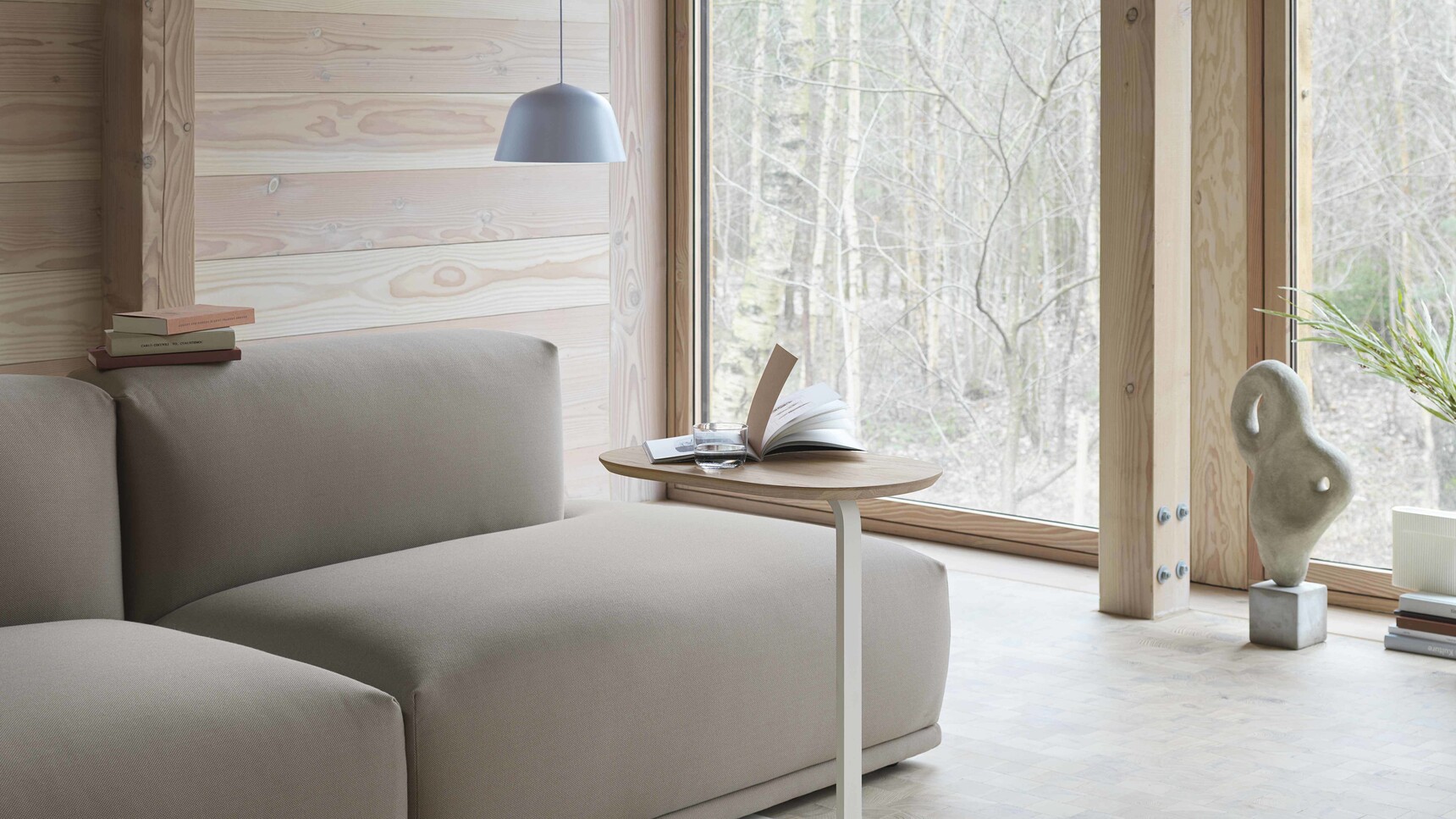 Muuto Connect Steelcut Trio 426 Relate H60 Solid Oak Off White Ambit Pendant Family Image