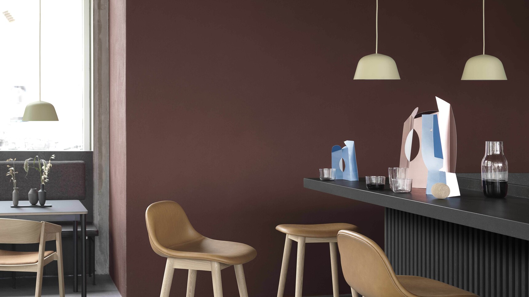 Muuto Cover Chair Fiber Bar Ambit Pendant Corky Family Image