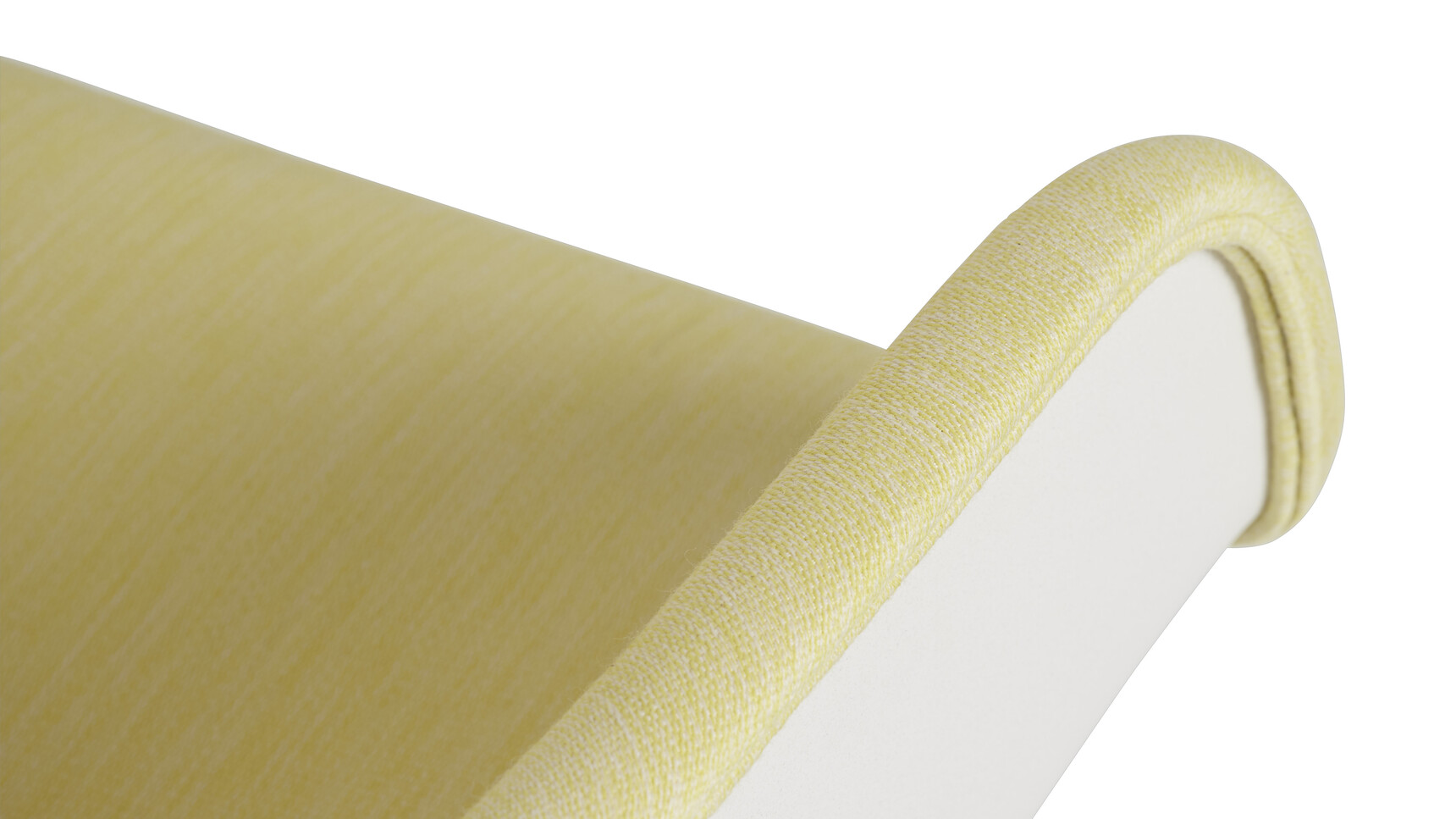 Muuto Fiber Armchair Front Upholstry White Balder 432 Detail Image