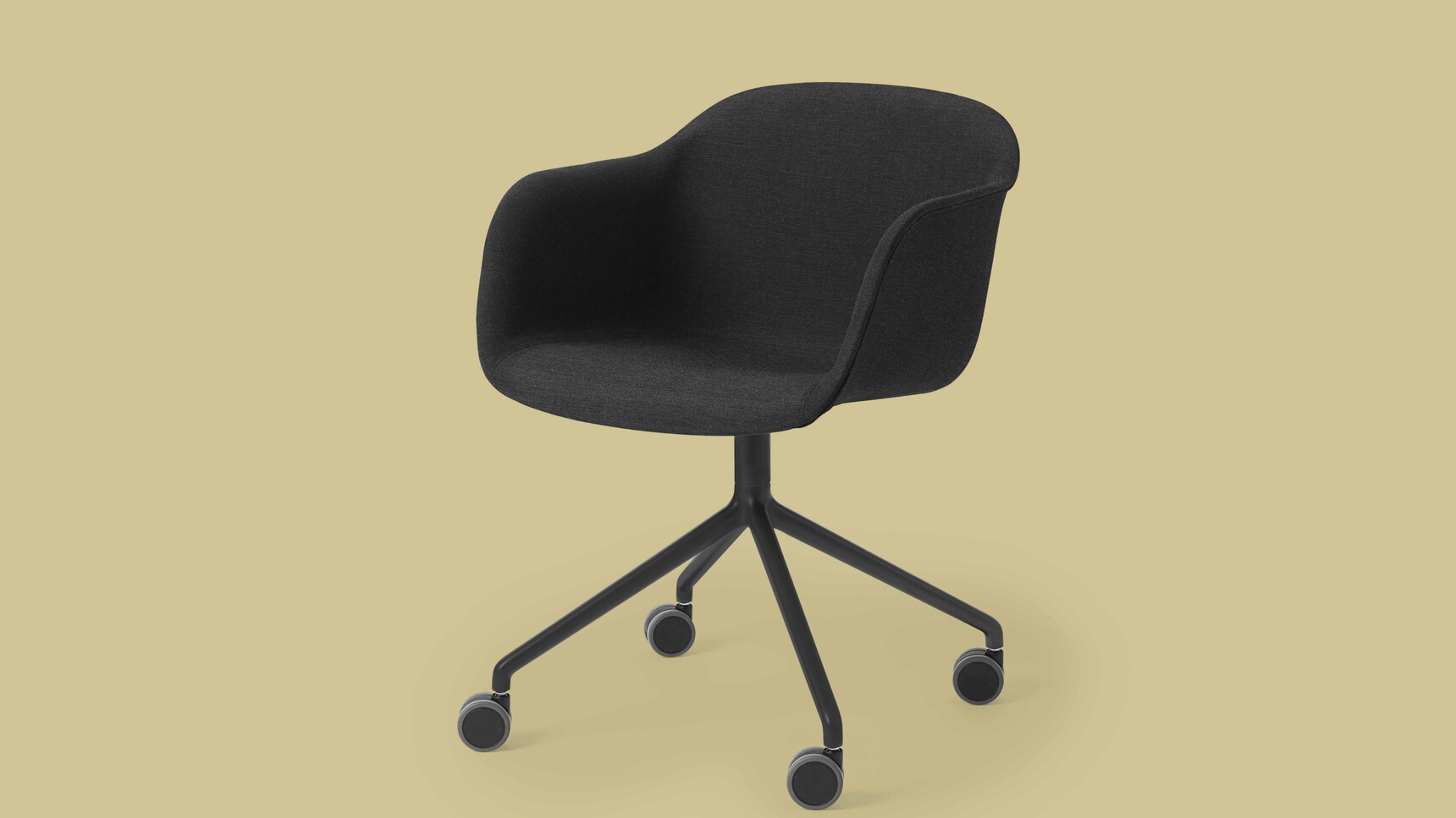 Muuto Fiber Armchair Swivel With Castors Family Image