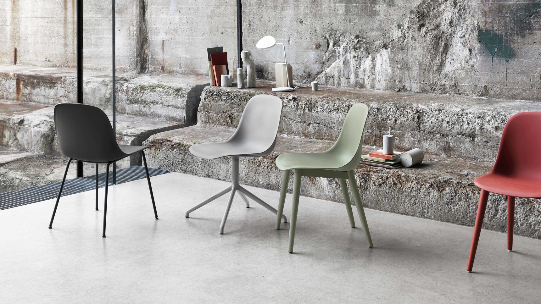 Muuto Fiber Sidechair Leaf Family Image