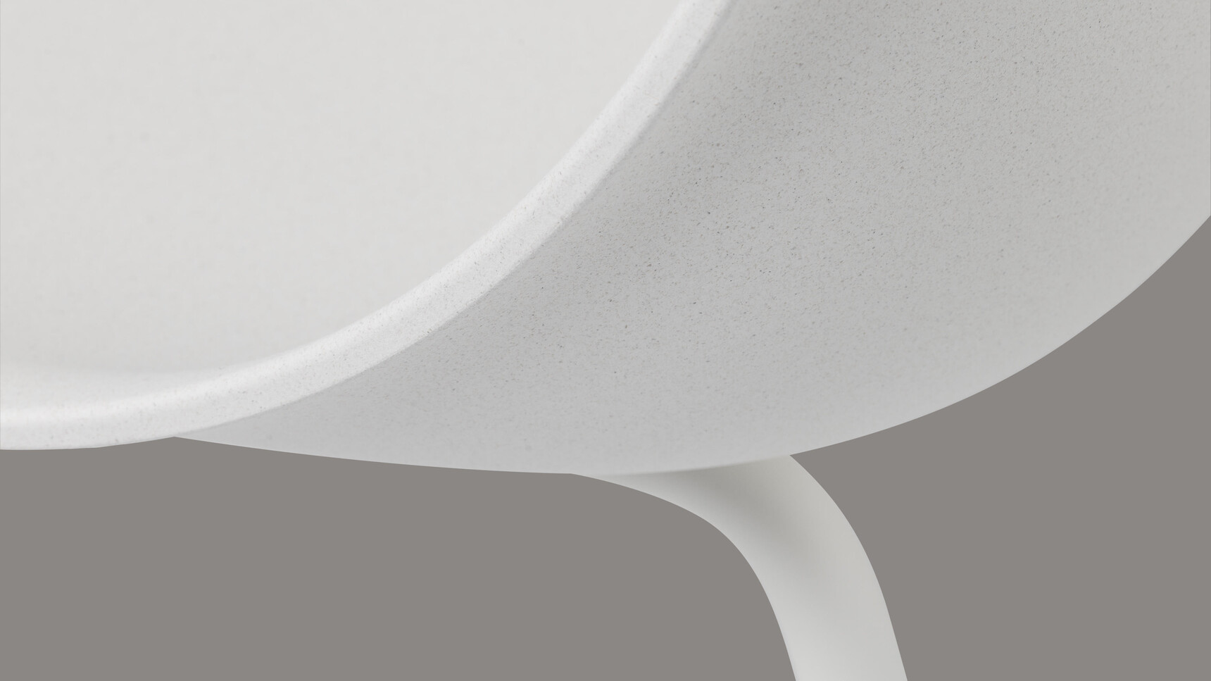 Muuto Fiber White Finish Detail Image