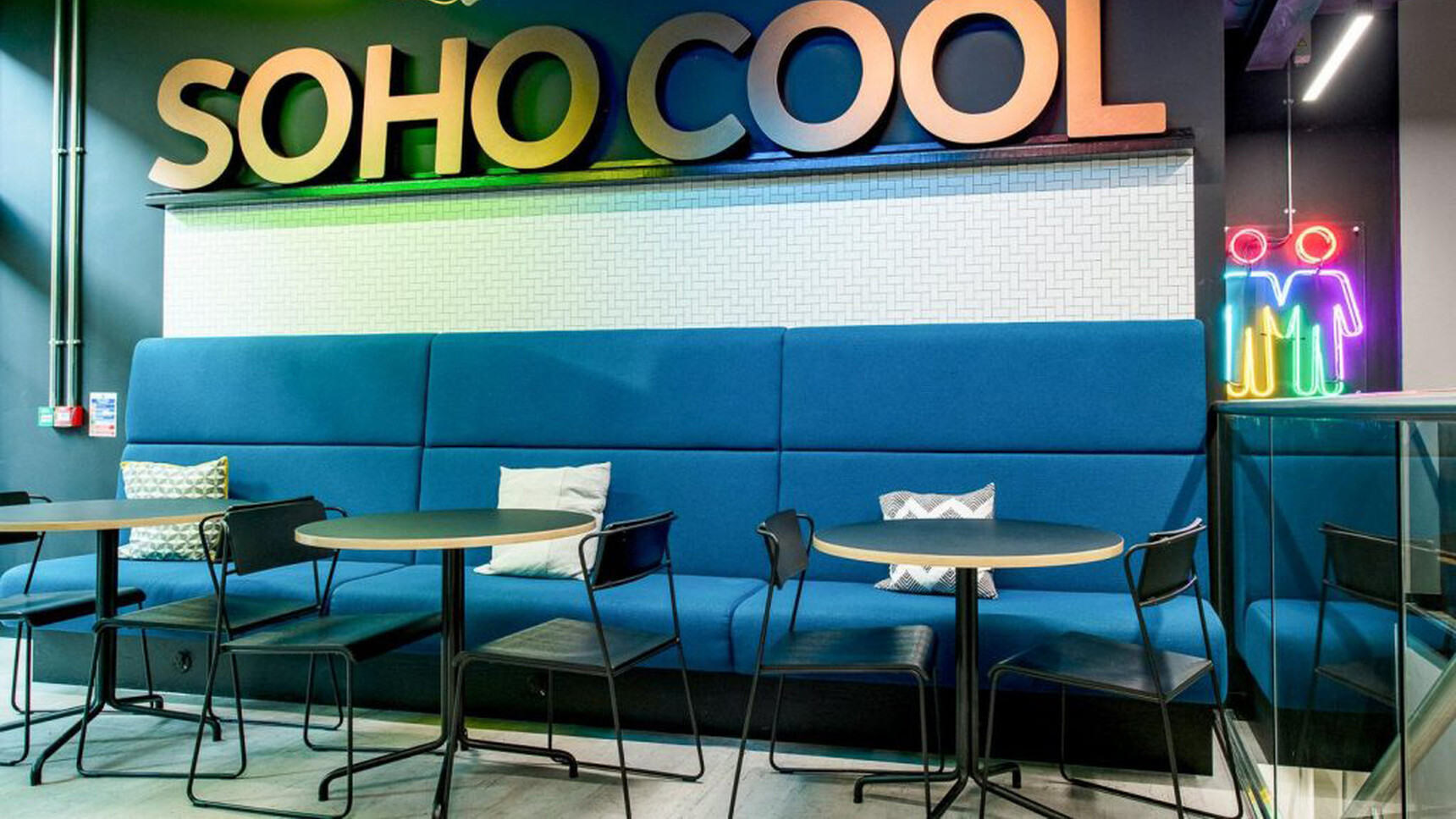 Workstories Transit Cafe Bistro Tables In Office Setting