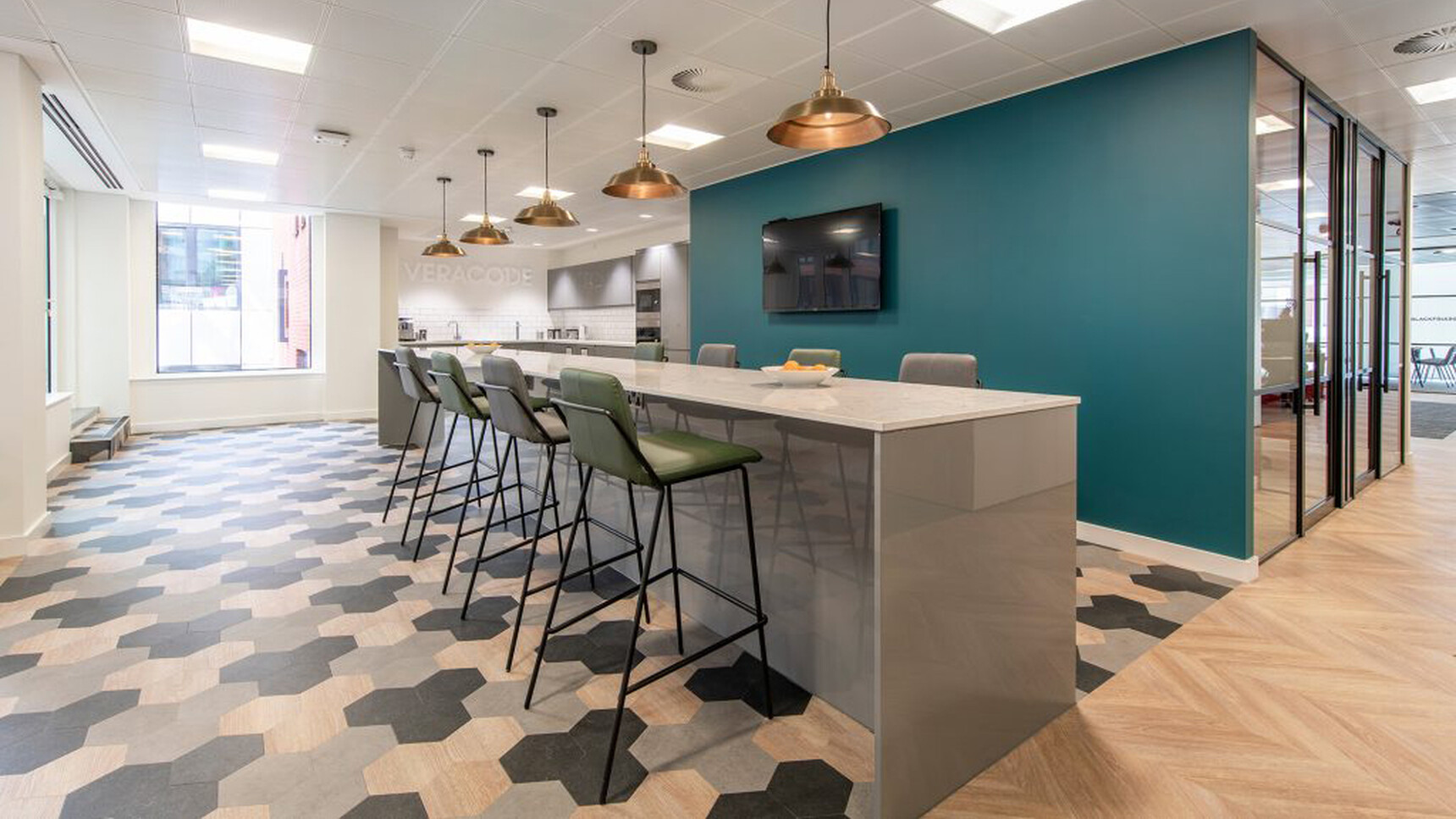 Workstories Sling High Upholstered Stool At Poseur Height Table Family Image