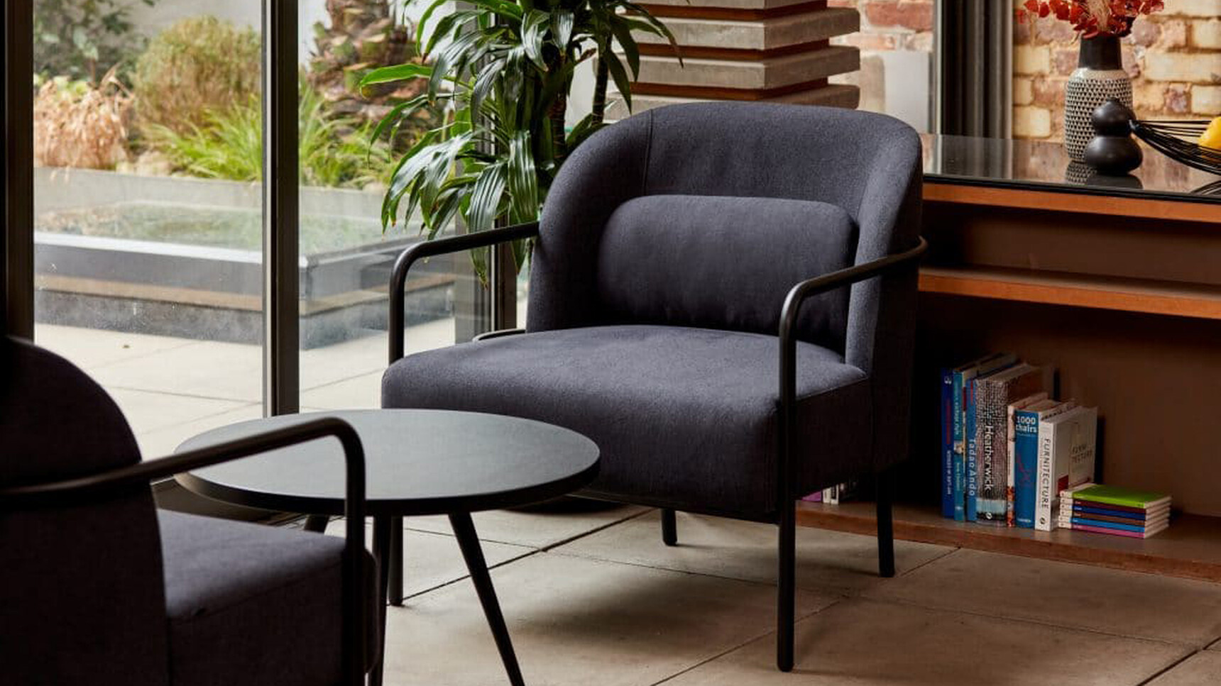 Workstories M.A.D Circa Lounge Chair Dark Grey Detail Image