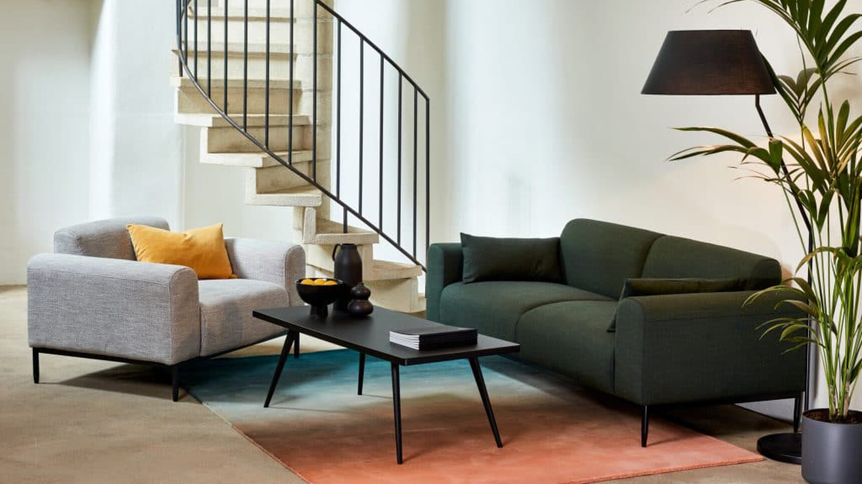 Workstories District Sofa 1 Seater In Office Setting