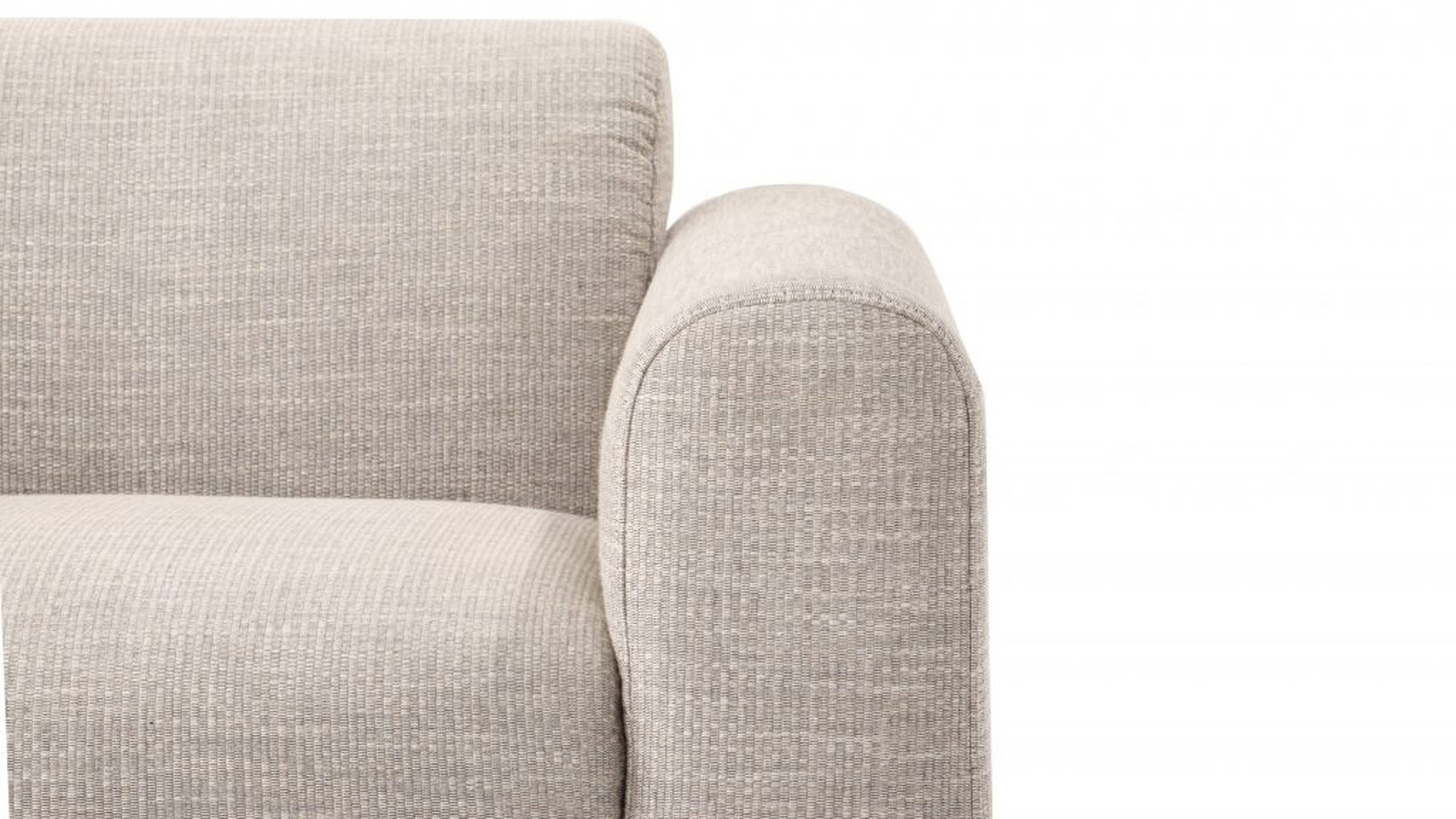 Workstories District Sofa 1 Seater Osaka Grey Detail Image Front