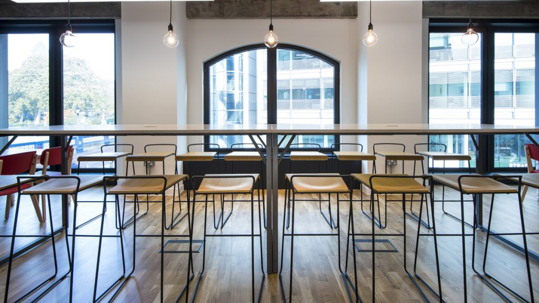 Workstories Transit High Stools In Office Environment