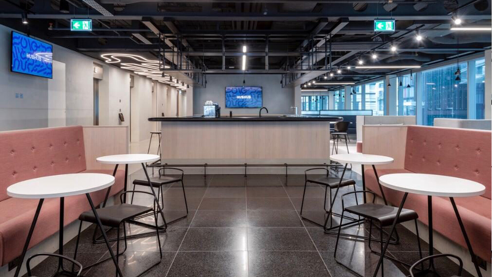 Workstories Transit Low Stools In Office Environment