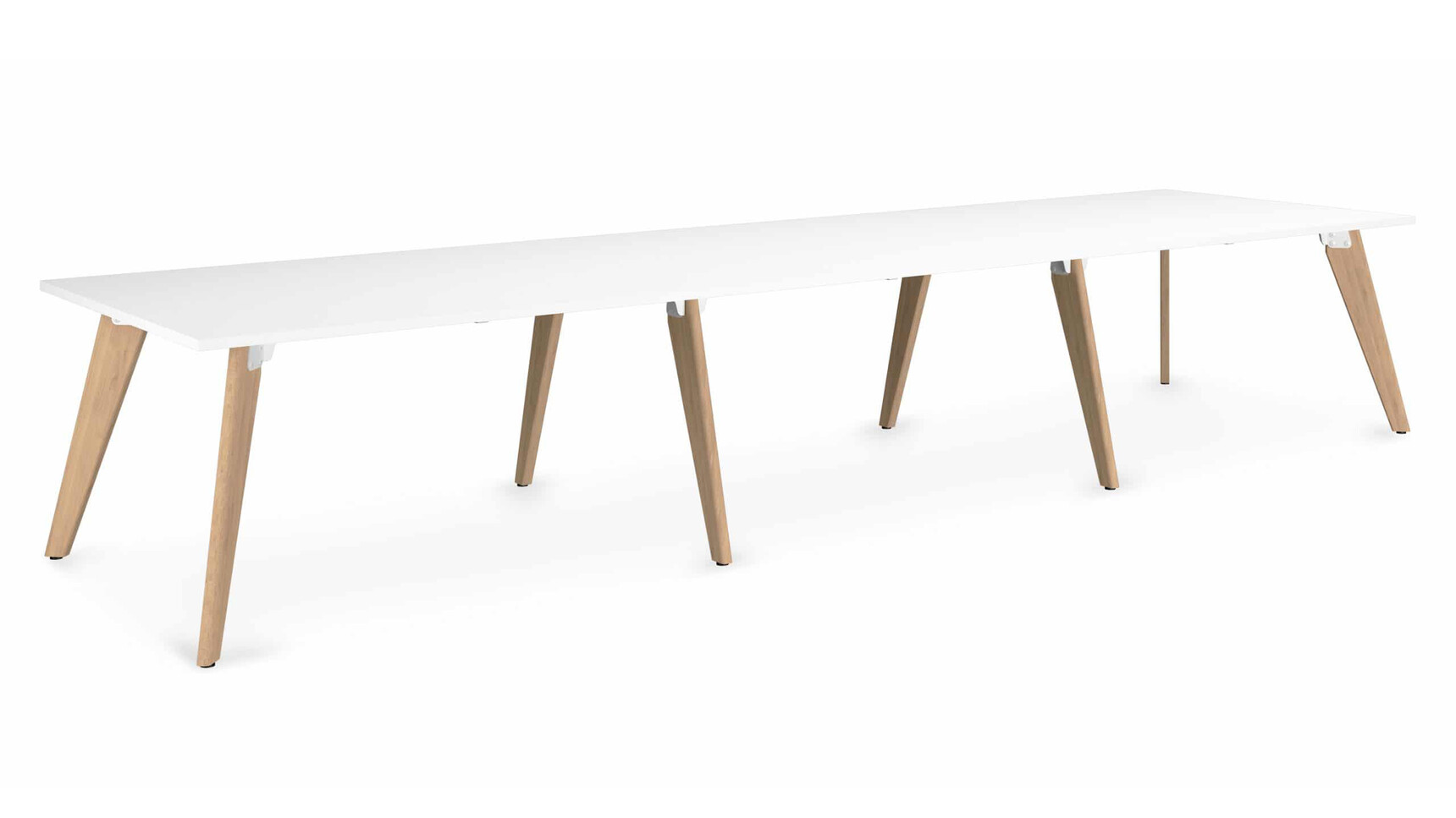 Workstories Hub Meeting White Top With 2x Interm Legs Family Image