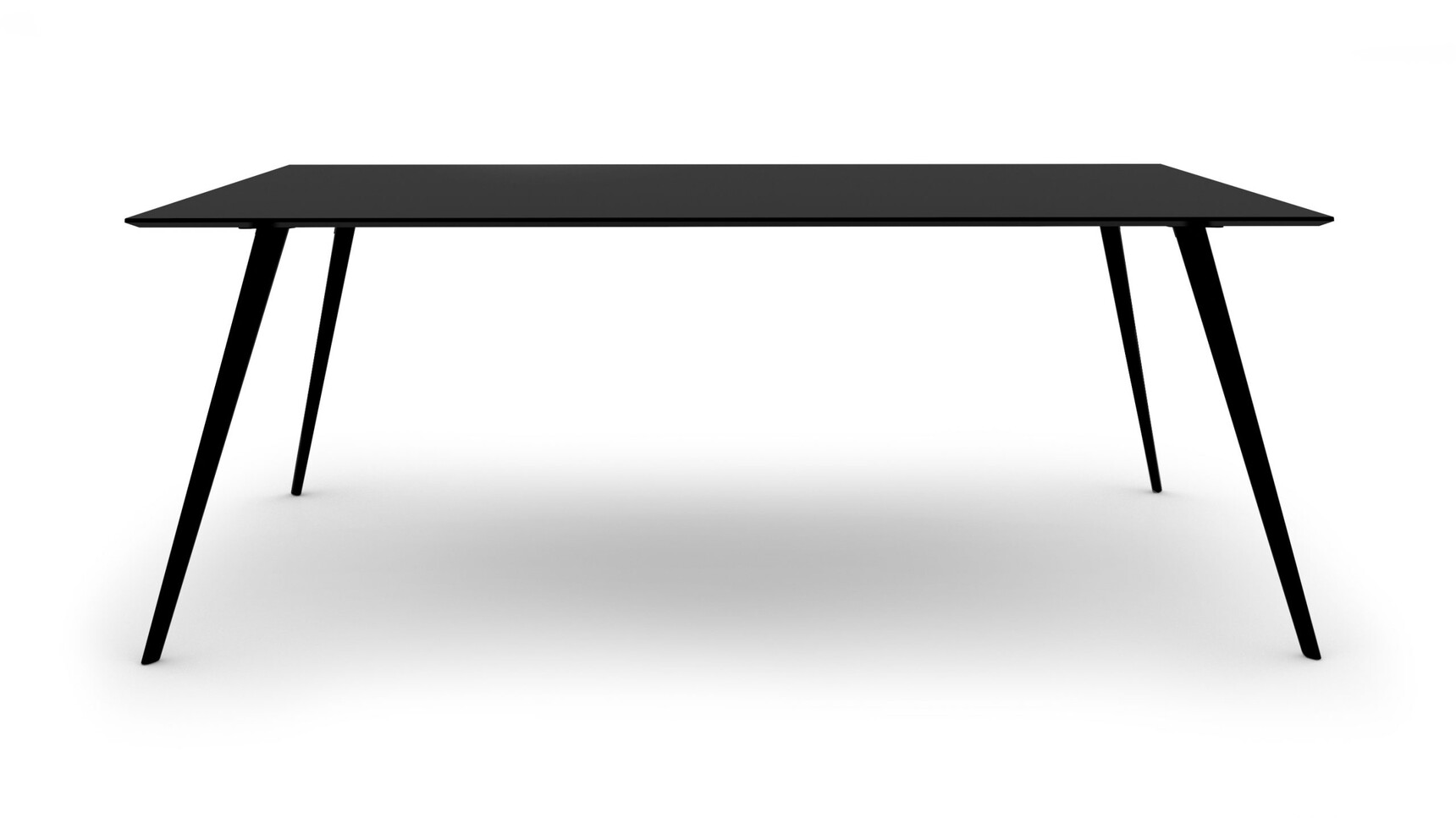 Workstories Air Meeting Table Black Finish Family Image