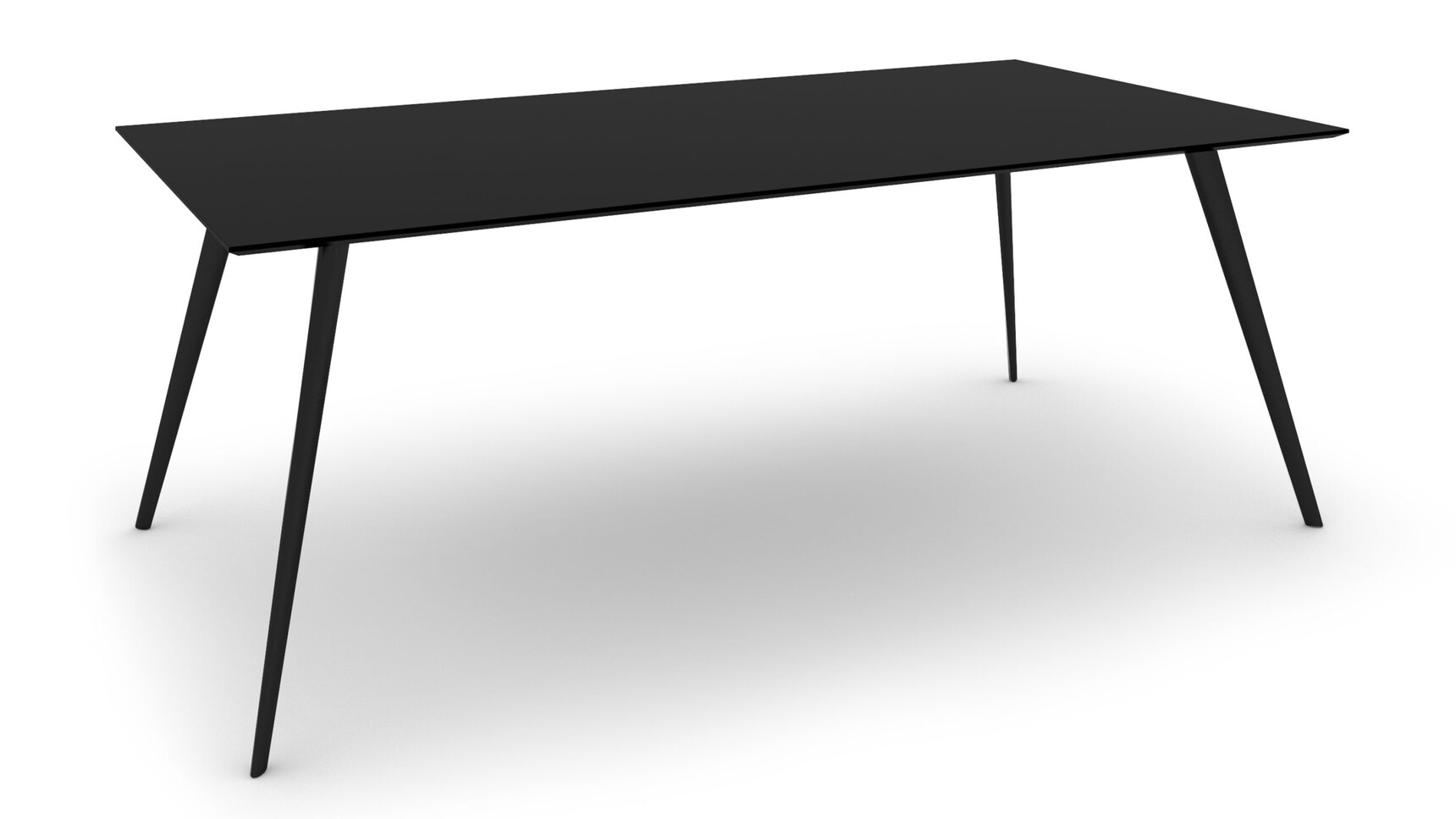 Workstories Air Meeting Table Black Finish Family Image On White Background