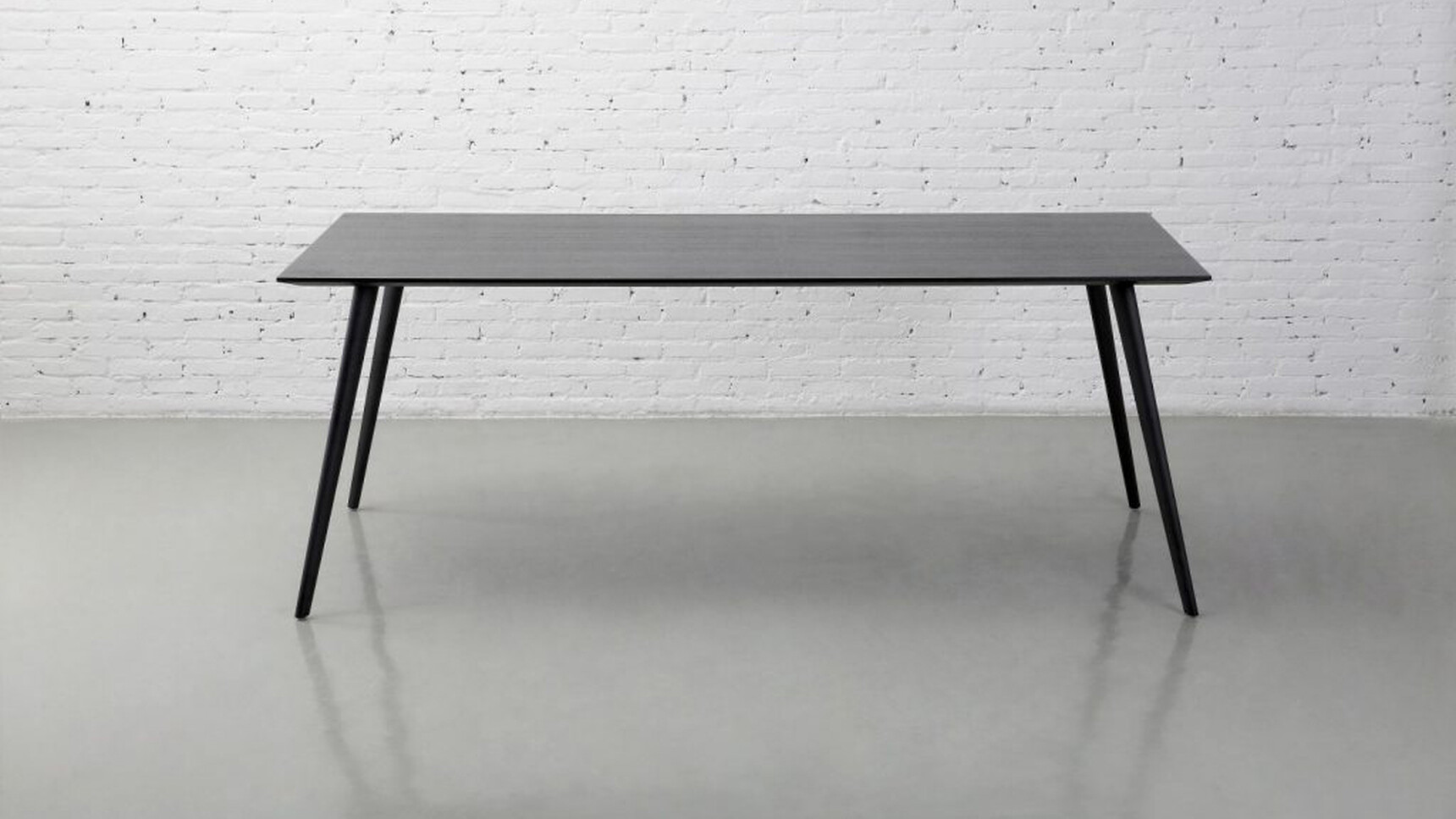 Workstories Air Meeting Table Single Top Black Finish Family Image