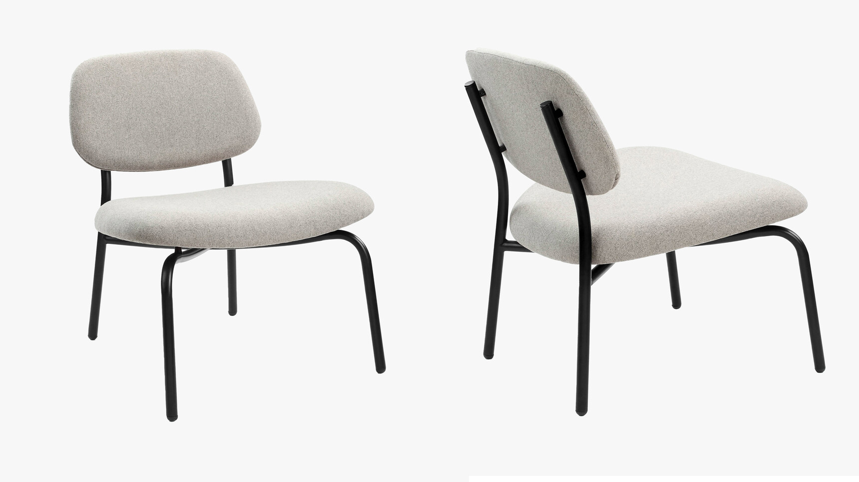 Workstories Platform Lounge Chair Grey Fabric Family Image