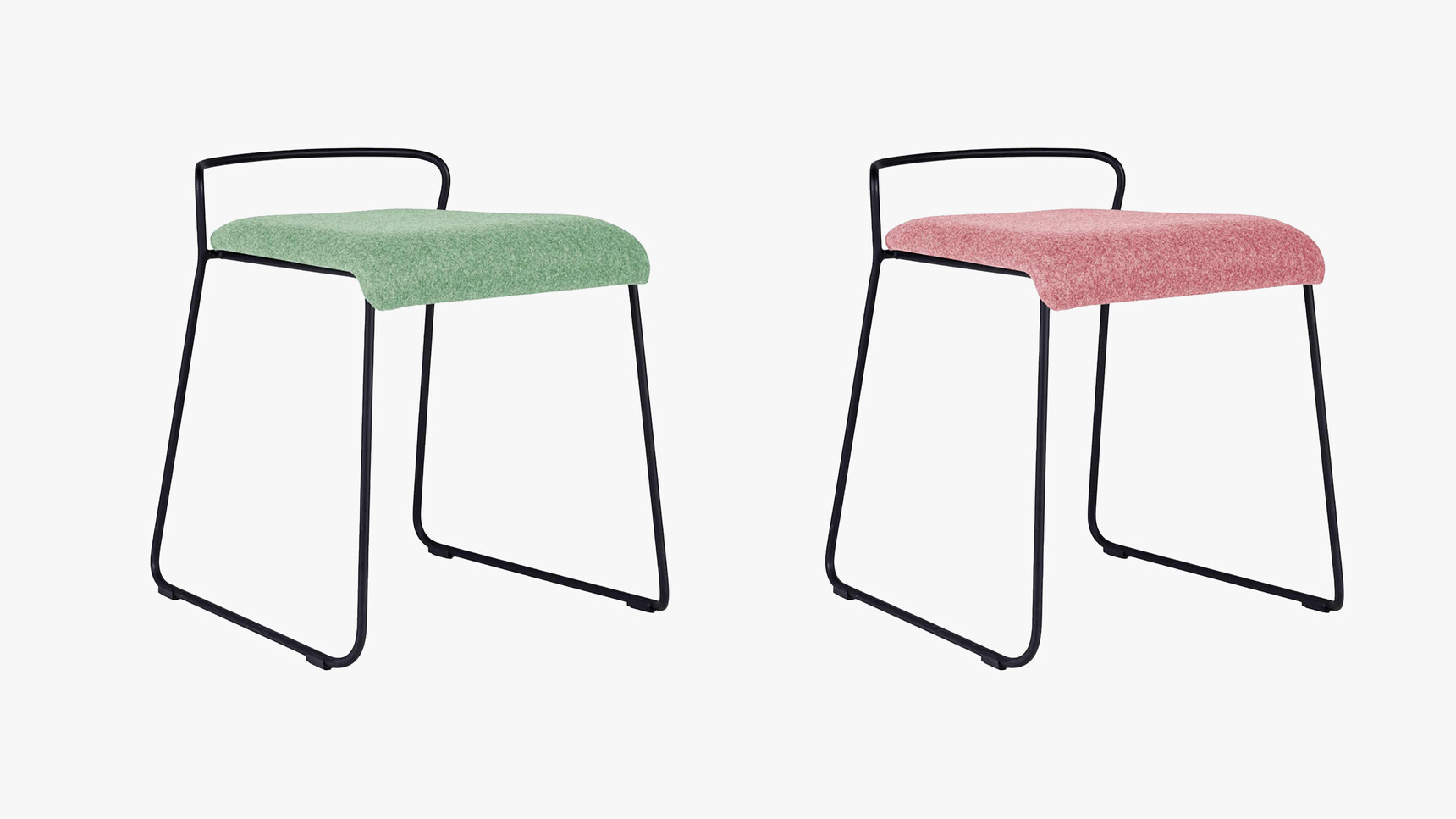 Workstories Transit Upholstered Low Stools Family Image