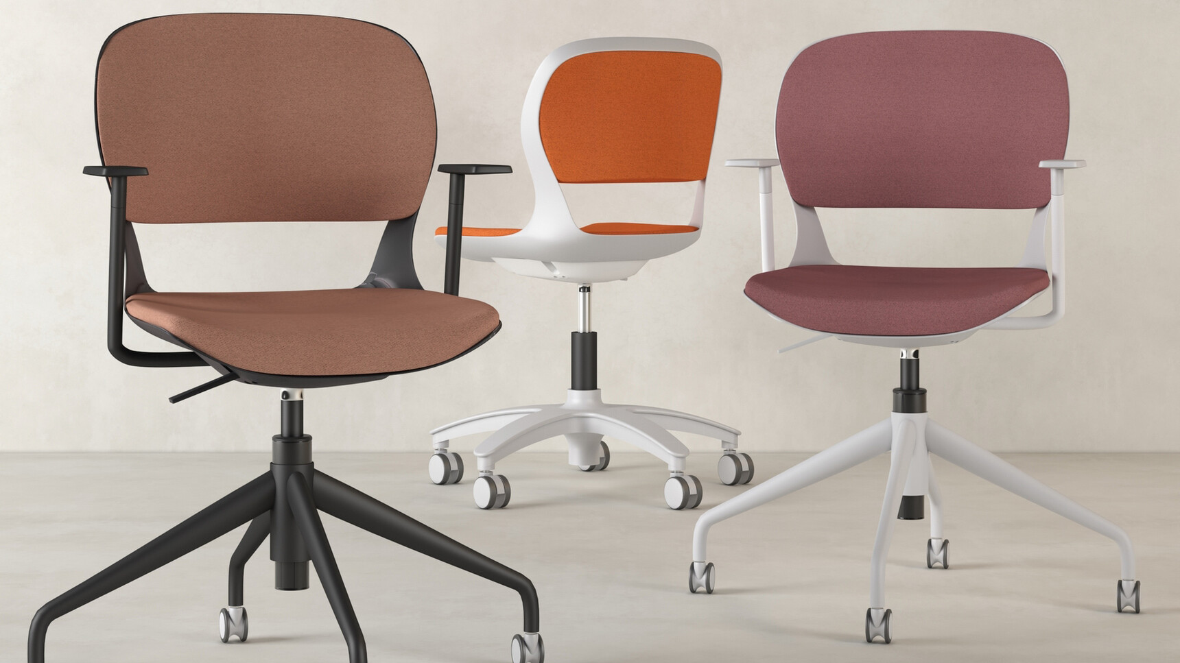Elite Office Furniture Ace Meeting Chair With Five Star Base And Four Star Base Detail Image