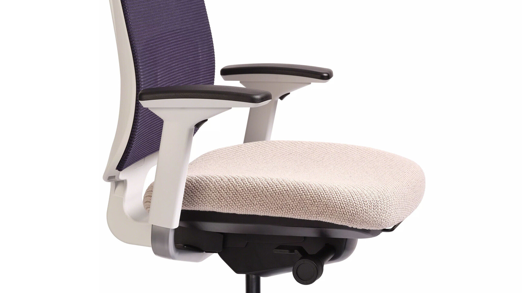Steelcase Reply Air Colour Mesh Back Office Chair Detail Image On White Background