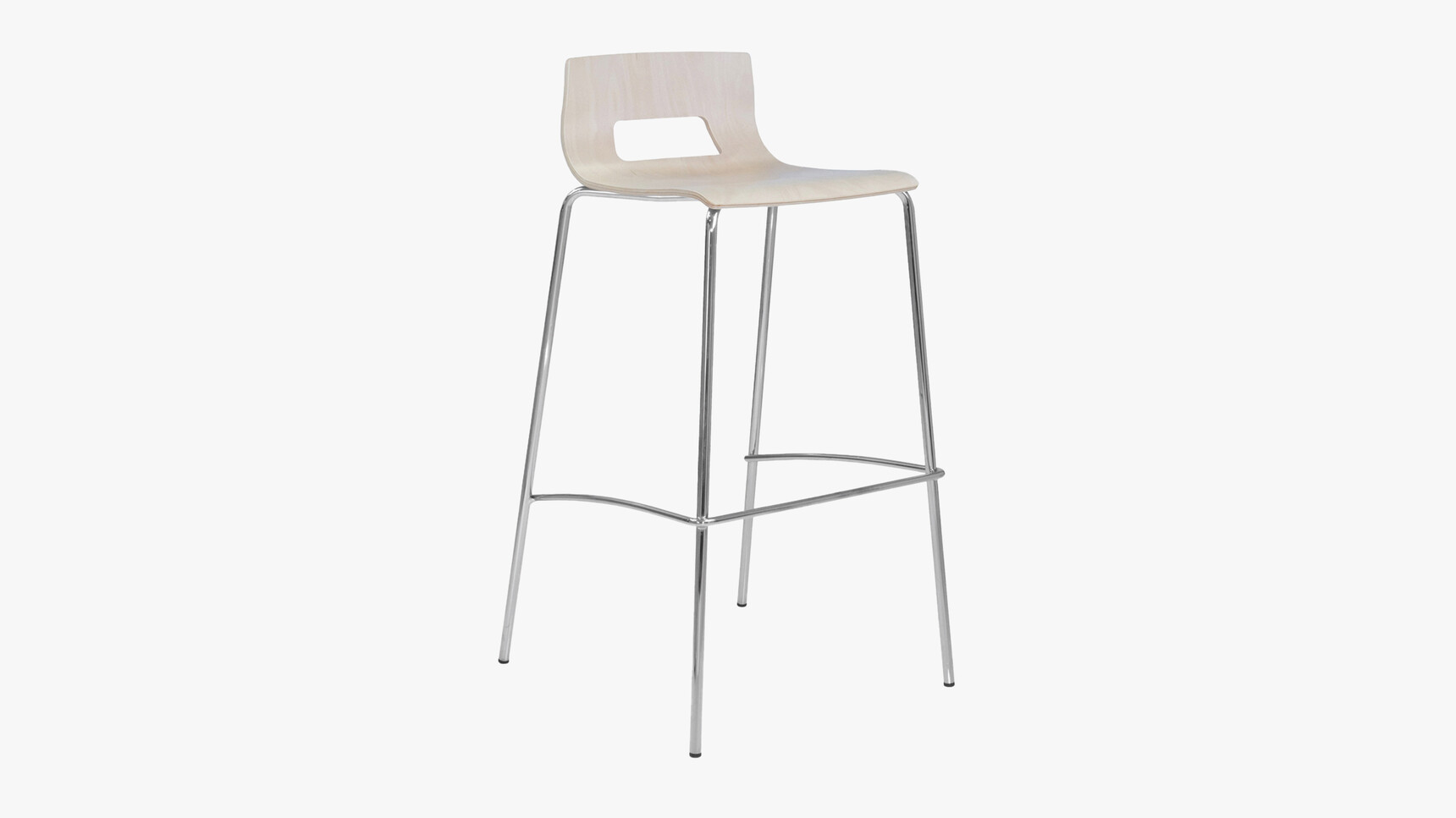 Elite Office Furniture Multiply Stool With Four Leg Base Open Back Family Image