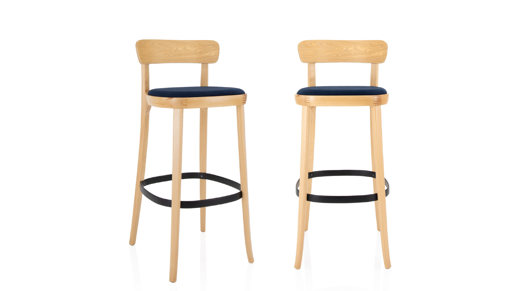 Elite Office Furniture Aura Stools With Upholstered Seat Grey Background Family Image